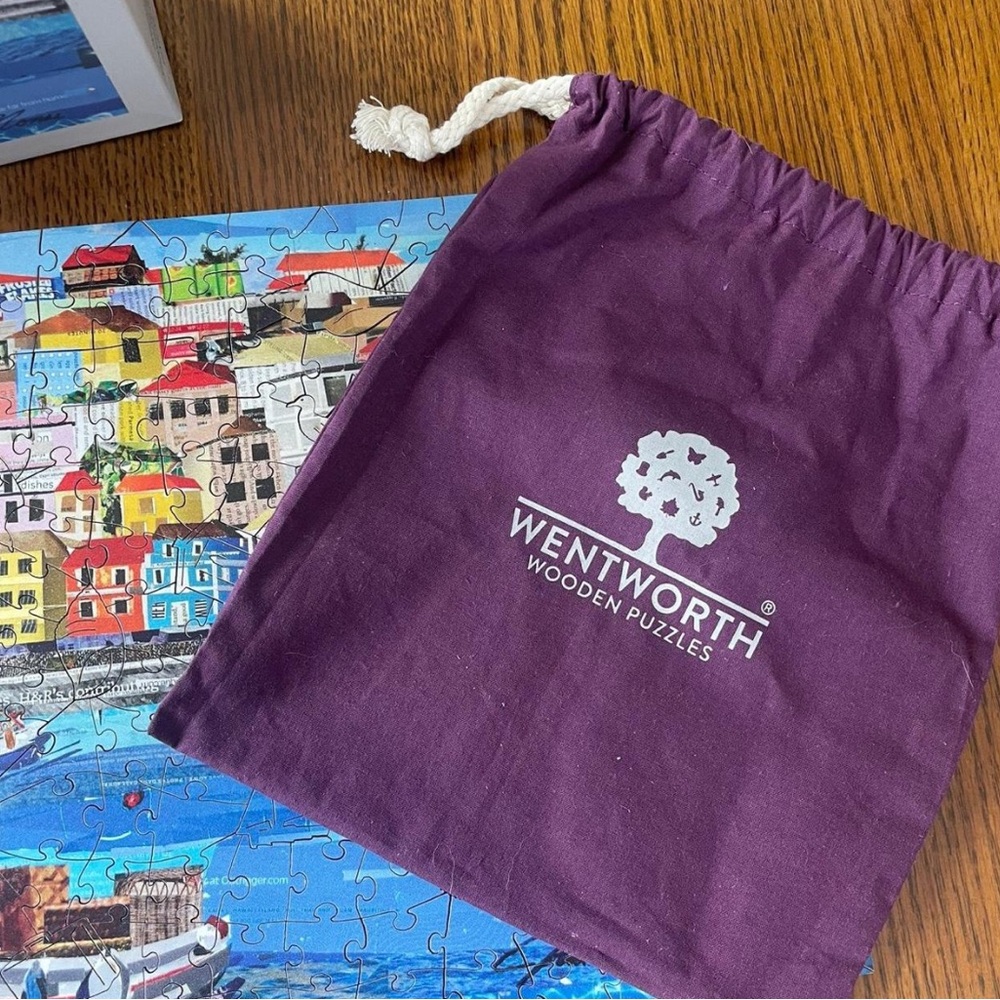Colorful Coastal Town Jigsaw Puzzle - Picture 4 of 5